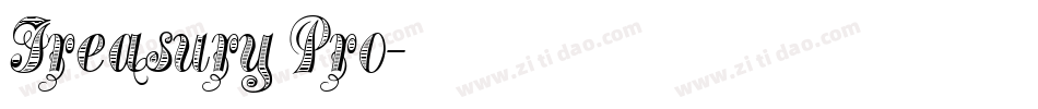 Treasury Pro字体转换